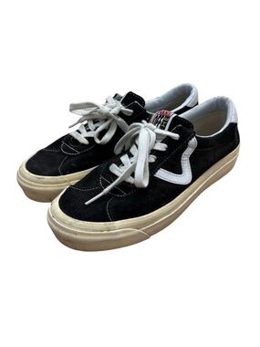 Vans Black & White Skate Shoes Low Top Off The Wall Men’s 7 Women’s 8.5